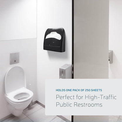 EZbrnd Wall Mount Half-Fold Toilet Seat Cover Dispenser - Image 4