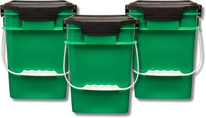 House Naturals 4 Gallon Square Food Grade Bucket Pail by House+Naturals
