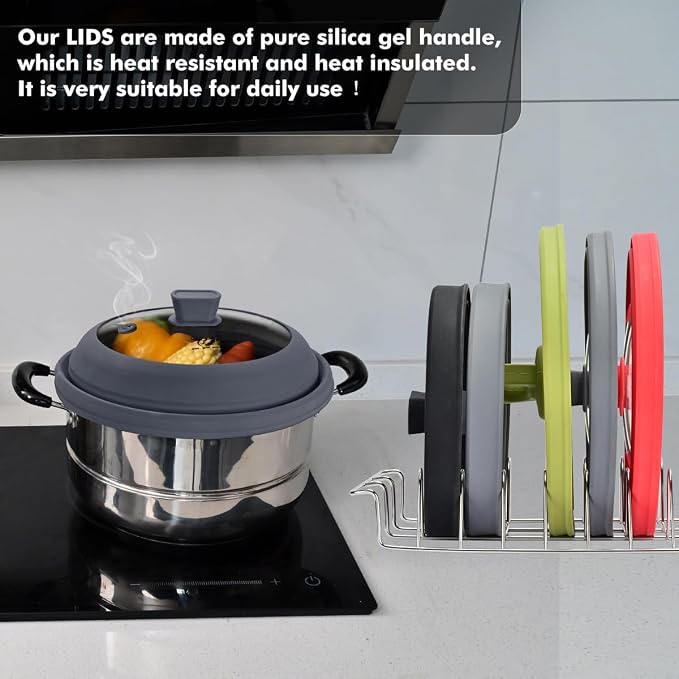 Microwave Splatter Cover Glass Cover Guard Lid - Image 7