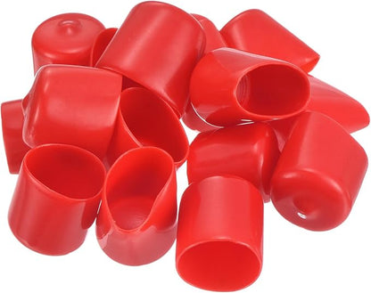 uxcell 20pcs Rubber End Caps 25mm ID Vinyl Round Tube Bolt Cap Cover Thread - Image 4
