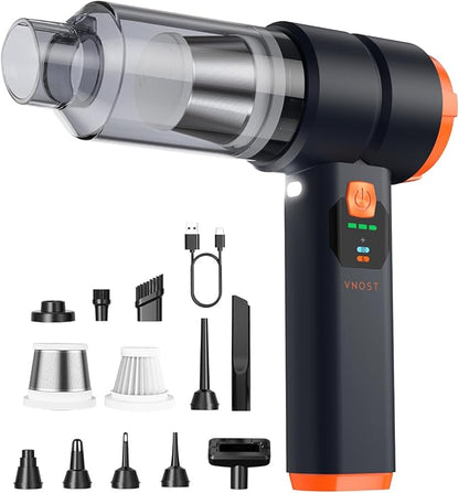 Car Vacuum Portable Cordless, Handheld Vacuum Cordless by VNOST