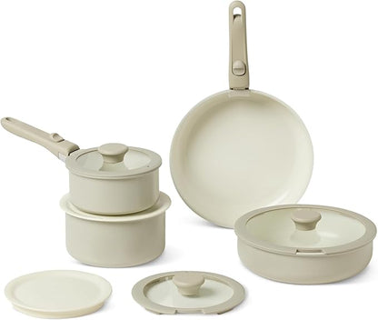 Amazon Basics Ceramic Nonstick Cookware Set by AmazonBasics