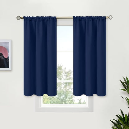 BGment Navy Blue Blackout Curtains by BGment