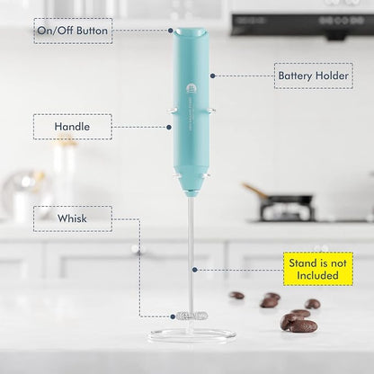 Powerful Milk Frother Handheld Foam Maker, Mini Whisk Drink Mixer - Image 3