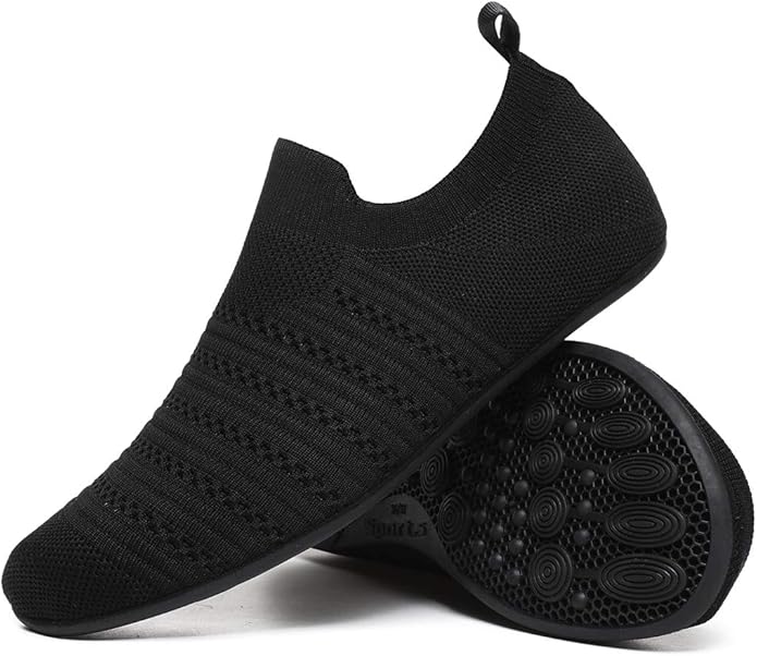 Adult Indoor House Slippers Socks Lightweight Non Slip Grip House Home Shoes by CanLeg
