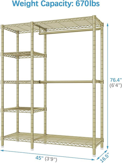 VIPEK V7 Clothes Rack Heavy Duty Max Load 670lbs, Garment Rack - Image 6