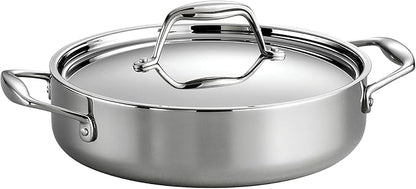 Tramontina Signature Tri-Ply Clad Stainless Steel 3-Quart Braiser Pan by Tramontina