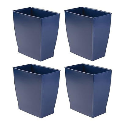 iDesign Small Rectangular Bathroom Trash Cans by iDesign