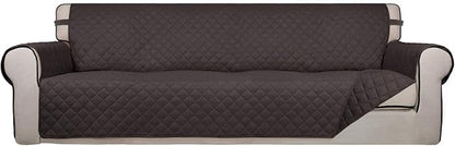 PureFit Reversible Quilted Sofa Cover, Water Resistant Slipcover Furniture by PureFit