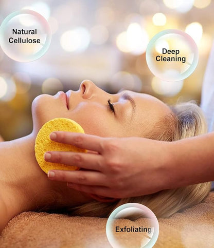 METUUTER 50 PCS Compressed Facial Sponges - Image 6