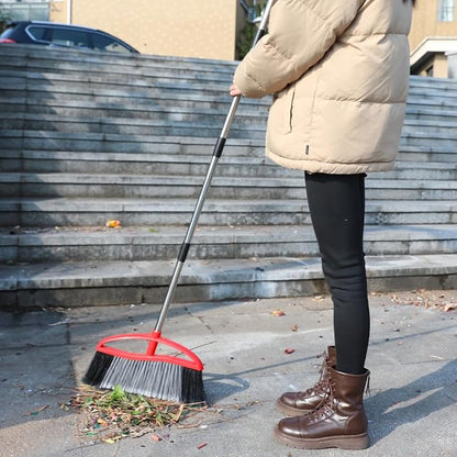 Outdoor Broom, 15.7" Wide Heavy Duty Angle Broom - Image 8