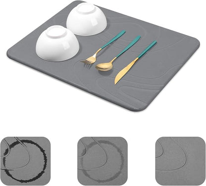 Snuggery Stone Drying Mat for Kitchen Counter by snuggery