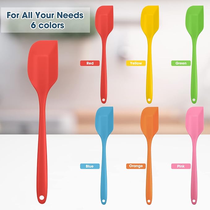 Irenare 30 Pcs Silicone Spatulas 11 Inch Large Rubber Spatulas Heat Resistant - Image 3