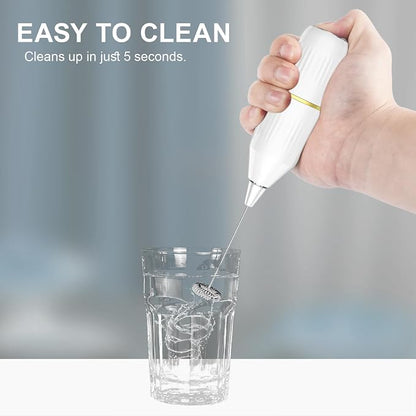 Milk Frother Handheld, Mini Drink Mixer and Coffee Blender Frother - Image 5