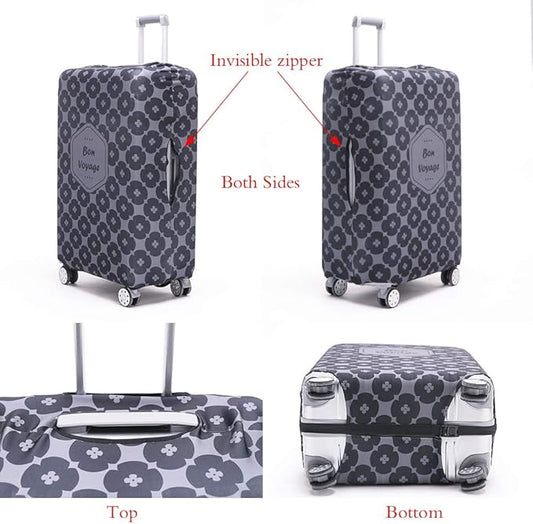 TRAVELKIN more than travel Luggage Covers For Suitcase Tsa Approved,Suitcase Cover Protector Fit 18-32 Inch Luggage