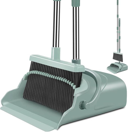 kelamayi Upgrade Broom and Dustpan Set, Large Size and by Kelamayi