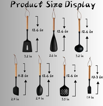 Exquisite Silicone Cooking Utensils Set - Image 9