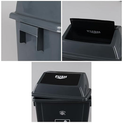 18 Gallon Tall Plastic Trash Can - Image 3