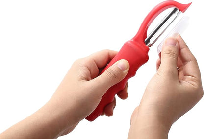 Spring Chef Premium Swivel Vegetable Peeler, Soft Grip Handle and Ultra Sharp - Image 8