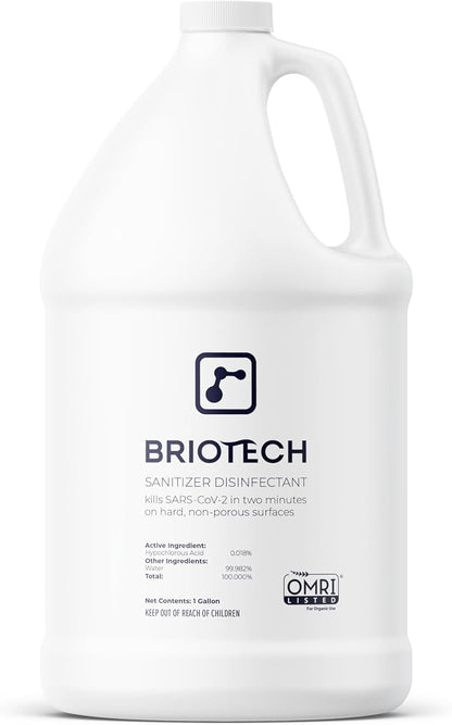 BRIOTECH Sanitizer Disinfectant Hypochlorous, Kill 99.99% of Viruses & Bacteria by BRIOTECHUSA