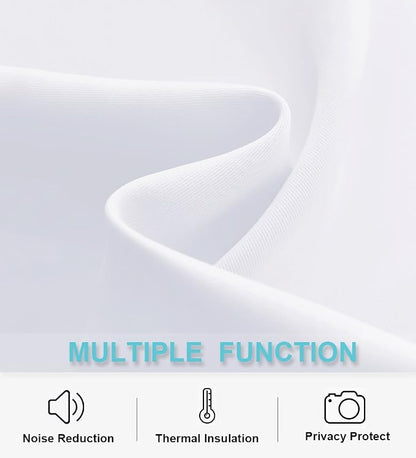 RYB HOME Room Darkening Curtains Window Shades, Privacy Bedroom Curtains - Image 7