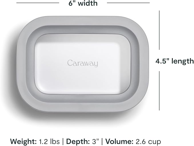Caraway 6pc Glass Food Storage Set - Image 3