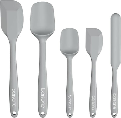 5-Piece Silicone Spatula Set by barsone
