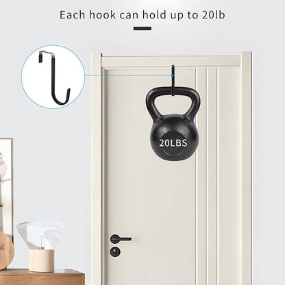 FYY Over the Door Hooks, 6 Pack Door Hangers Hooks - Image 4