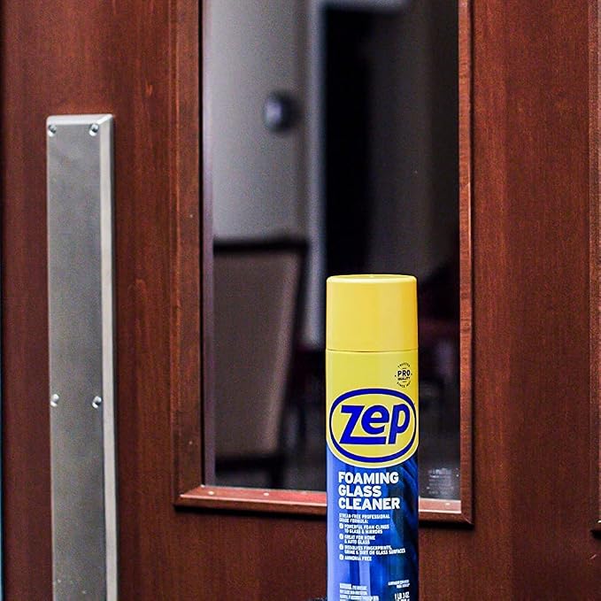 Zep Foaming Glass and Plexiglass Cleaner - 19 oz ZUFGC19 - Foaming Formula - Image 4
