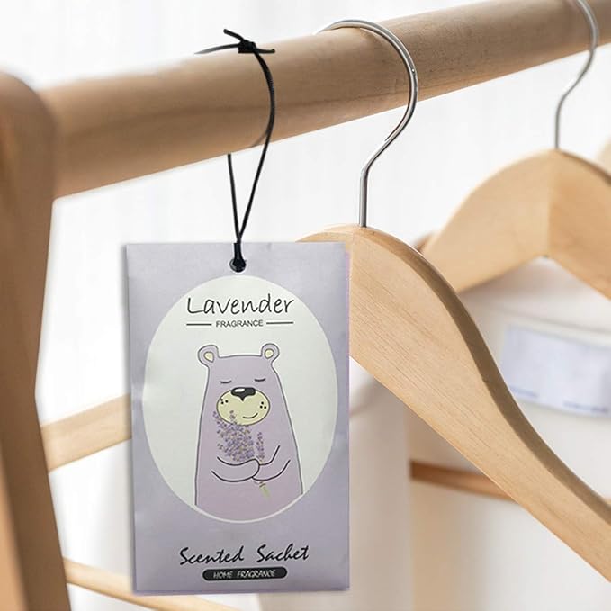 14 Packs Scented Sachets for Drawers and Closets Lavender, Rose, Jasmine, Ocean, Vanilla, Sandalwood, Gardenia 7 Scent