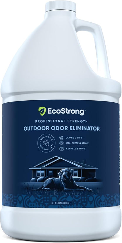 Eco Strong Outdoor Odor Eliminator Outside Dog Urine Enzyme Cleaner Powerful Pet by EcoStrong