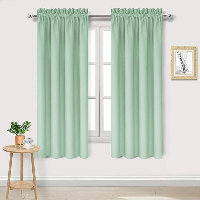 DWCN Blackout Curtains Room Darkening Thermal Insulated Bedroom Curtains Window by DWCN