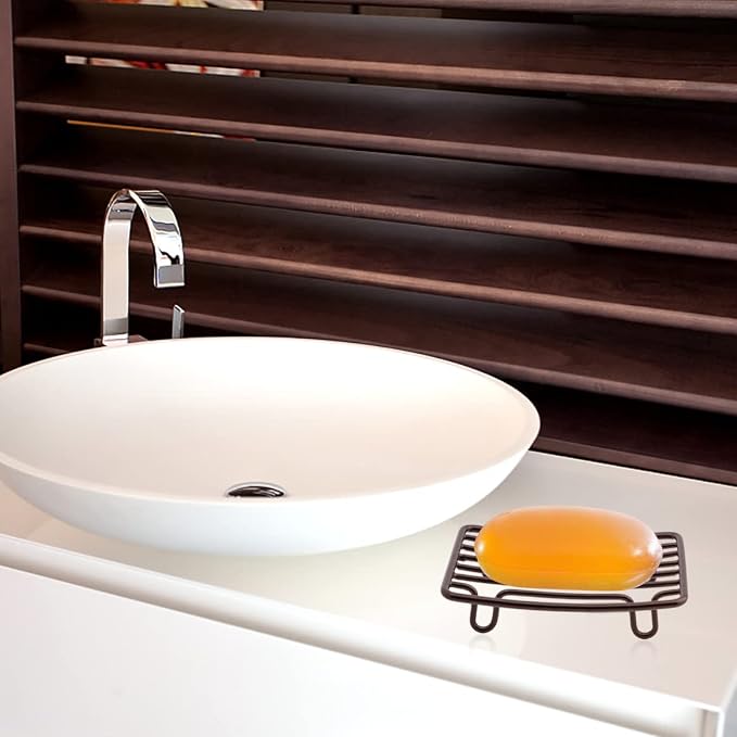 Bar Soap Dish Holder for Shower Bathroom Stainless Steel Rust Proof Self - Image 5