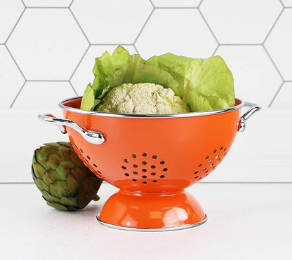 Calypso Basics by Reston Lloyd Powder Coated Enameled Colander, 3 Quart - Image 8