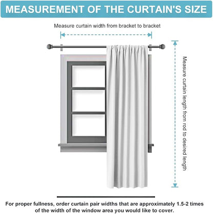 RYB HOME Blackout Curtains Pair - Image 8