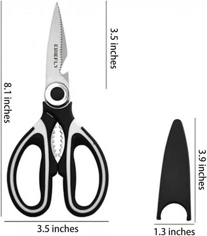 Kitchen Scissors Utility Chopping Scissor Professional Shears - Image 6