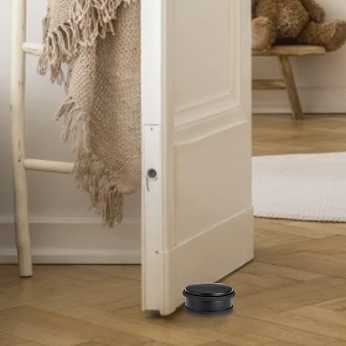Sumnacon Heavy Duty Floor Door Stopper No Drill, Durability Stainless Steel - Image 2