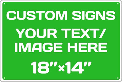 Personalized Aluminum Weatherproof Metal Signs by Repaly