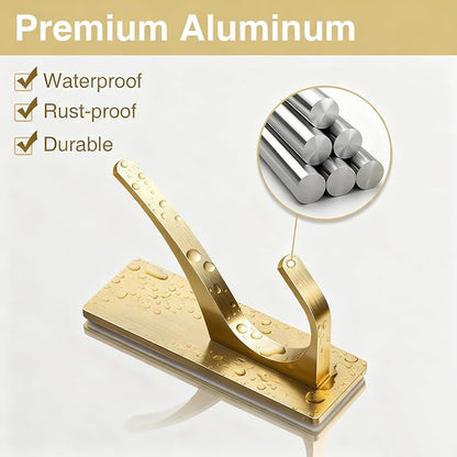 10 Pack Self Adhesive Coat Hooks - Image 3