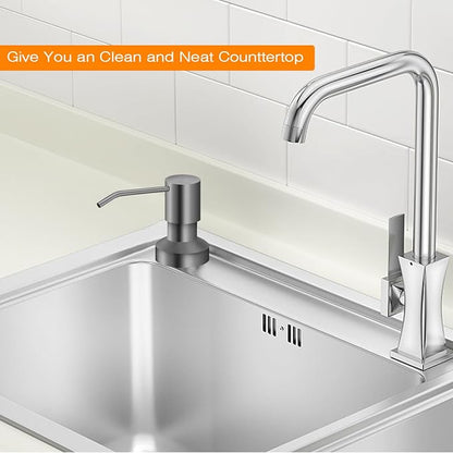 Sink Soap Dispenser for Kitchen Sink, Countertop Built in Sink Soap Dispenser - Image 8