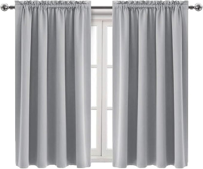 DWCN Blackout Curtains Room Darkening Thermal Insulated Bedroom Curtains Window - Image 9