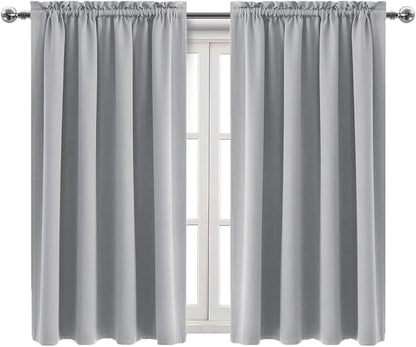 DWCN Blackout Curtains Room Darkening Thermal Insulated Bedroom Curtains Window - Image 9