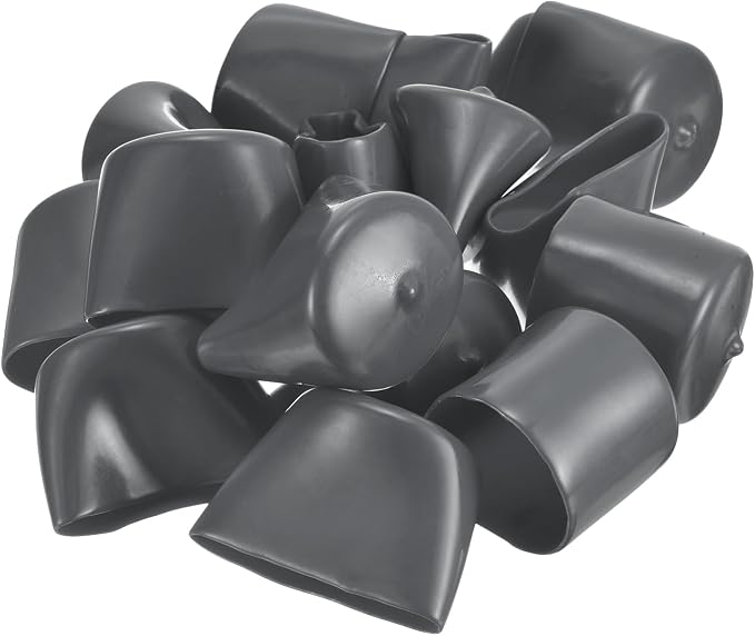 uxcell 20pcs Rubber End Caps 42mm ID Vinyl Round Tube Bolt Cap Cover Thread - Image 4