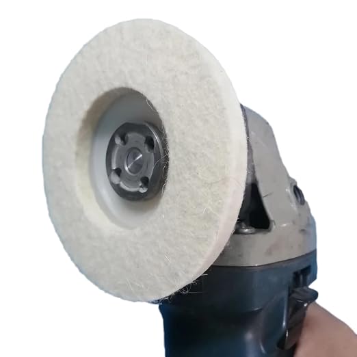 5 Pcs 4.5 Inch Wool Felt Polishing Wheel Disc, Wool Polishing Wheel Disc - Image 6