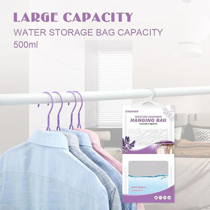 CANAGER Hanging Moisture Absorber, Lavender Vanilla Moistureproof Hanging Bag - Image 3