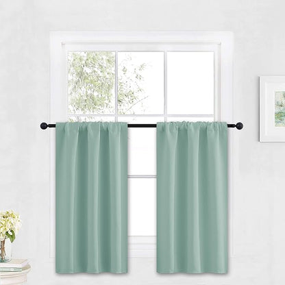 RYB HOME Small Curtains Blackout by RYBHOME