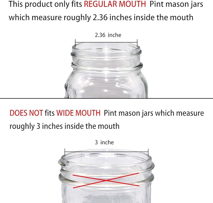 Amolliar Mason Jar Liquid Soap Dispenser Lid, Rustproof Stainless Steel - Image 7