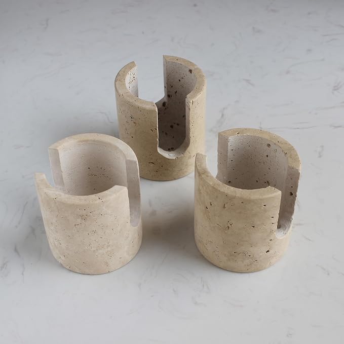 Natural Travertine Sponge Holder - Image 7
