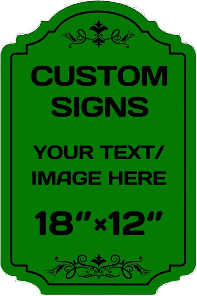 Personalized Aluminum Metal Signs by Repaly