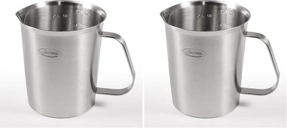Newness Stainless Steel Measuring Cup, Metal Measuring Cup by Newness